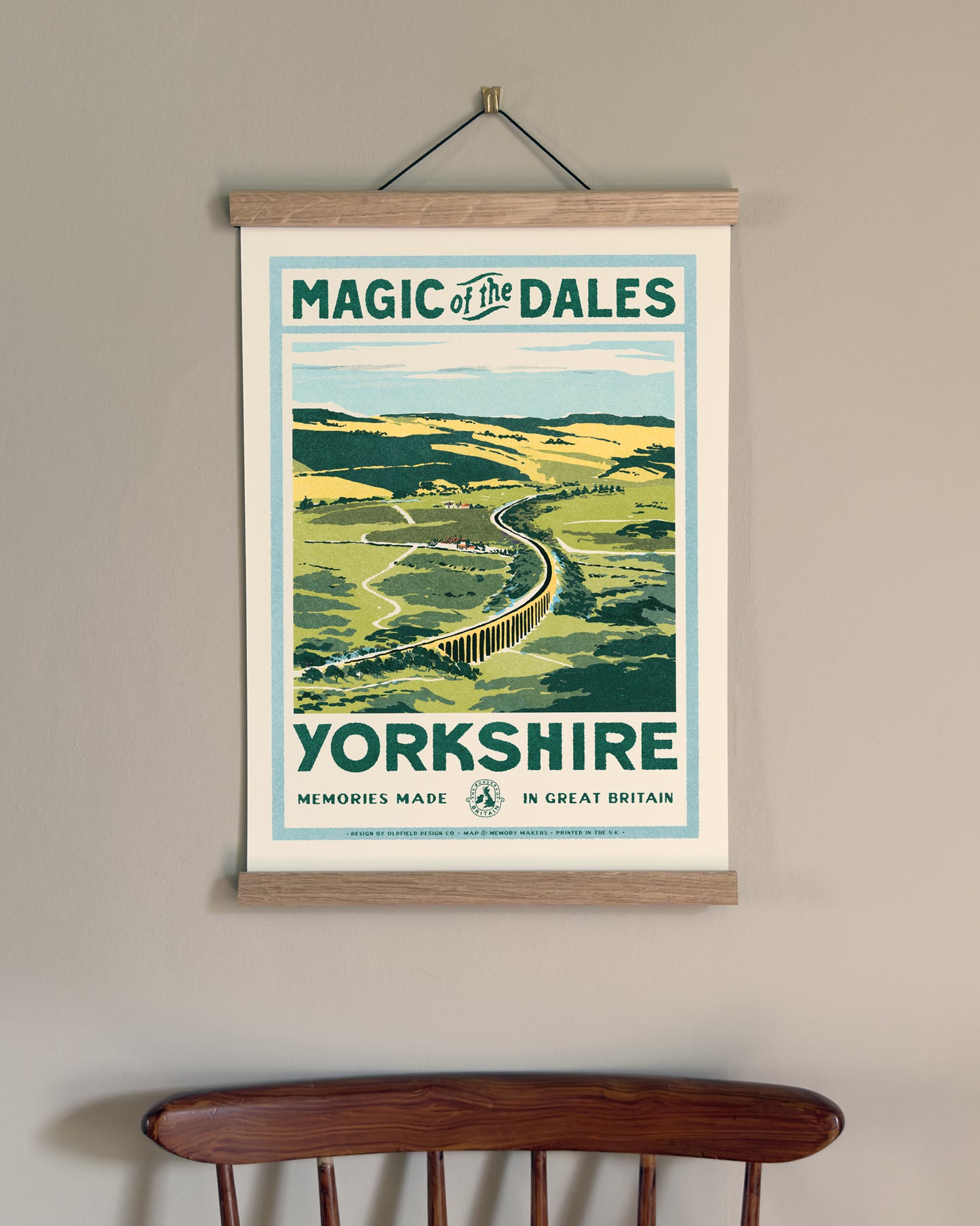 Vintage Visit The Yorkshire Dales Print