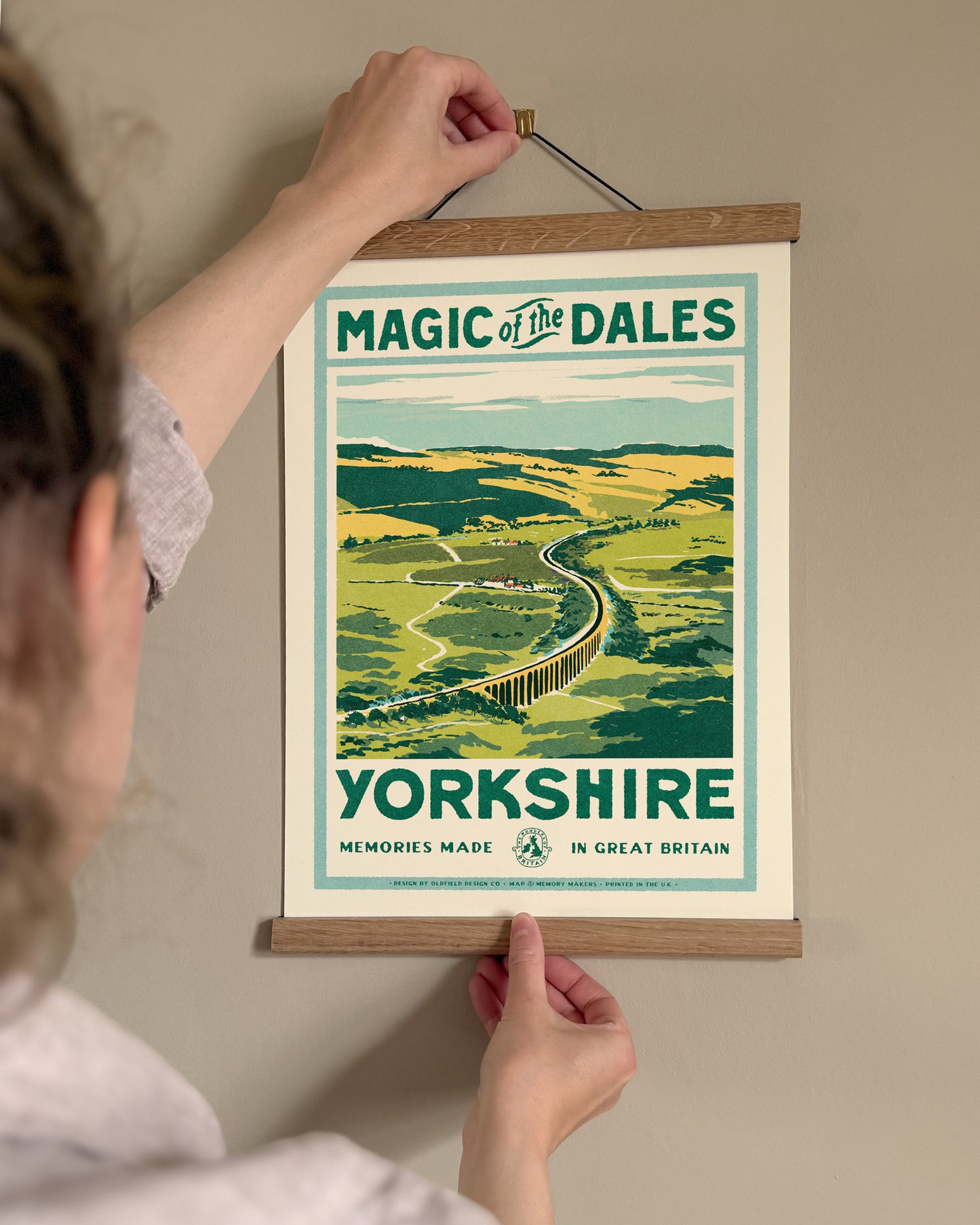 Vintage Visit The Yorkshire Dales Print