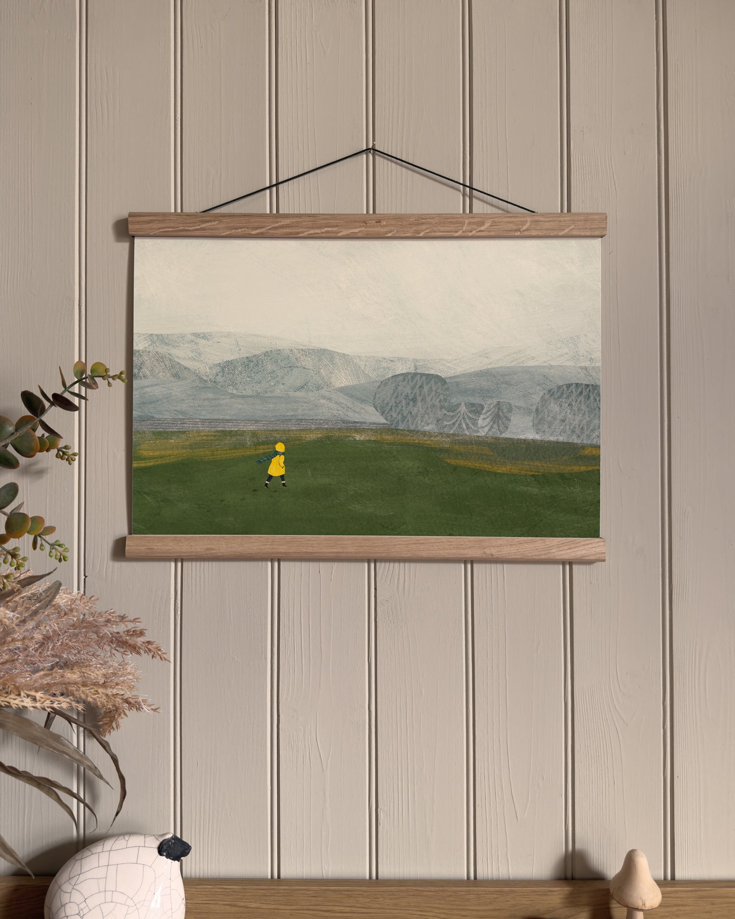 Winter Walk A3 Art Print