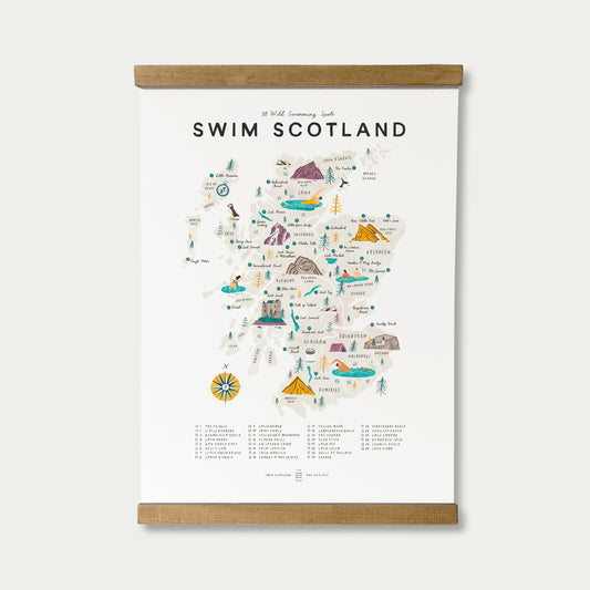 Swim Scotland A3 Map Checklist