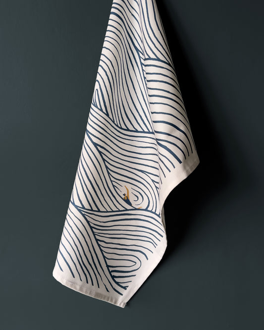 Swimming Pattern Tea Towel