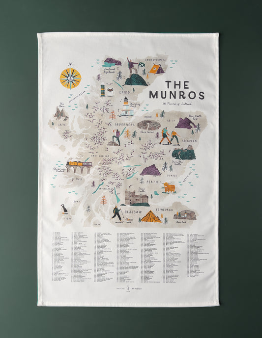 The Munros Tea Towel