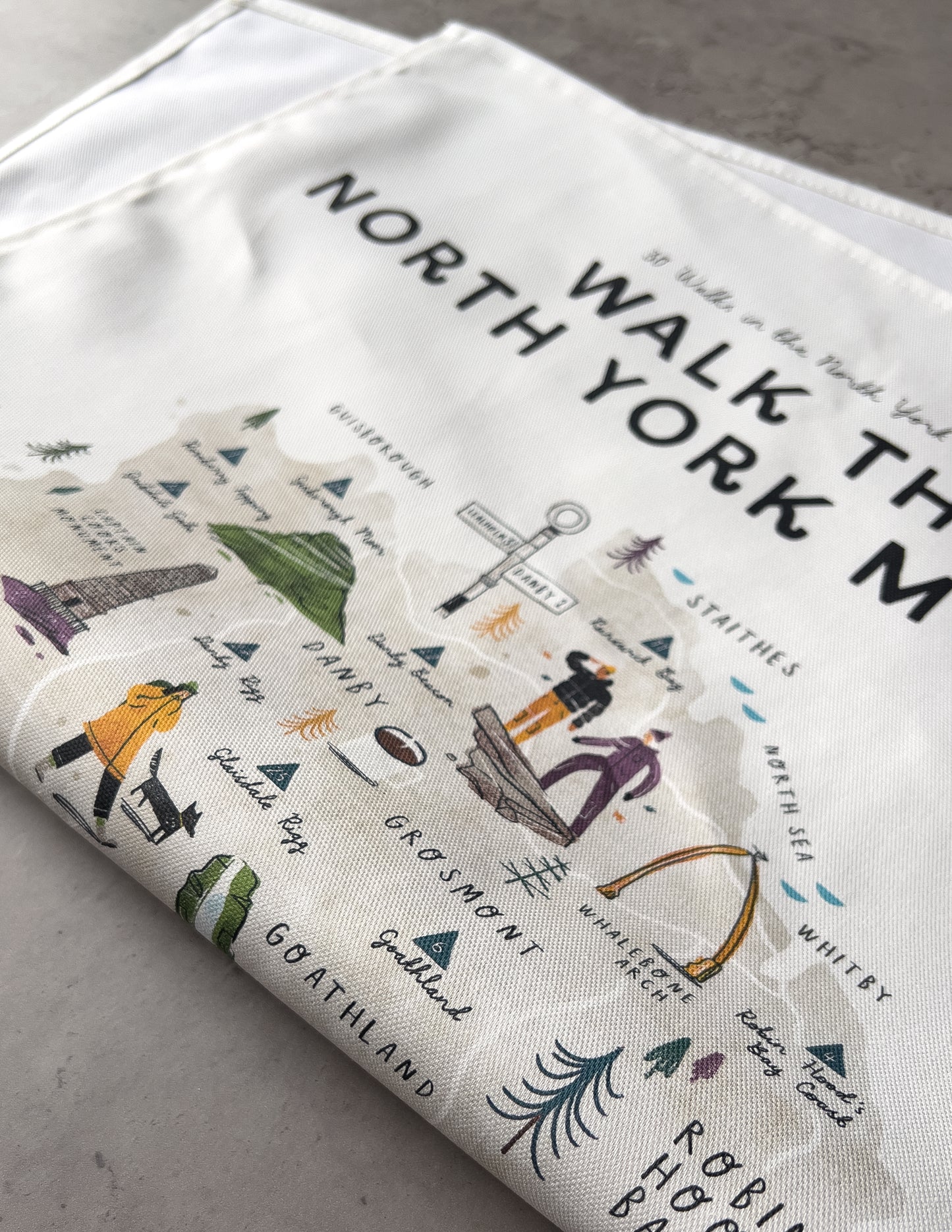 Walk the North York Moors Tea Towel
